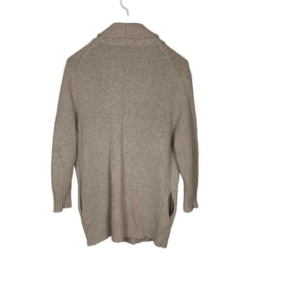 Cozy Beige Women's Cardigan - Picture 2 of 8